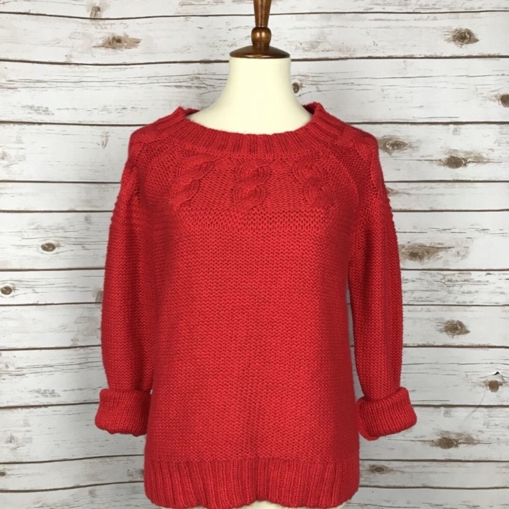 Aerie Cozy Red Sweater